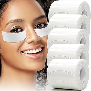 White Foam Eye Pads for Lash Extensions, 625 Pack