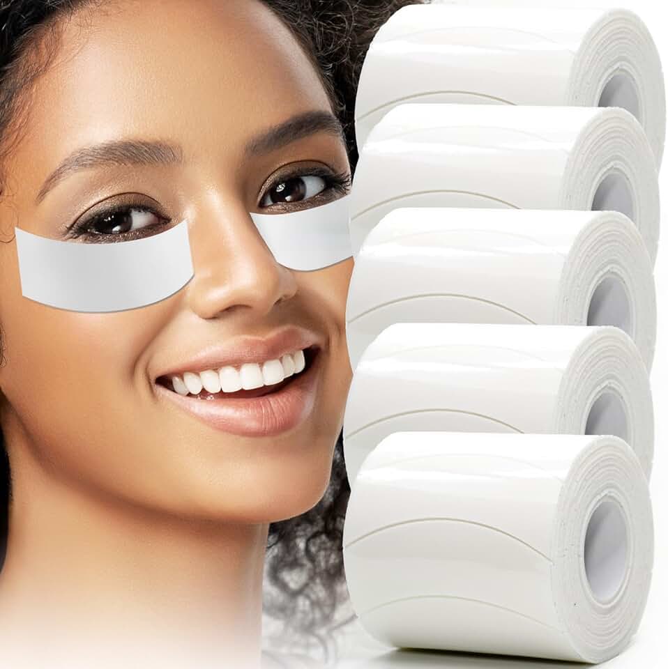 White Foam Eye Pads for Lash Extensions, 625 Pack