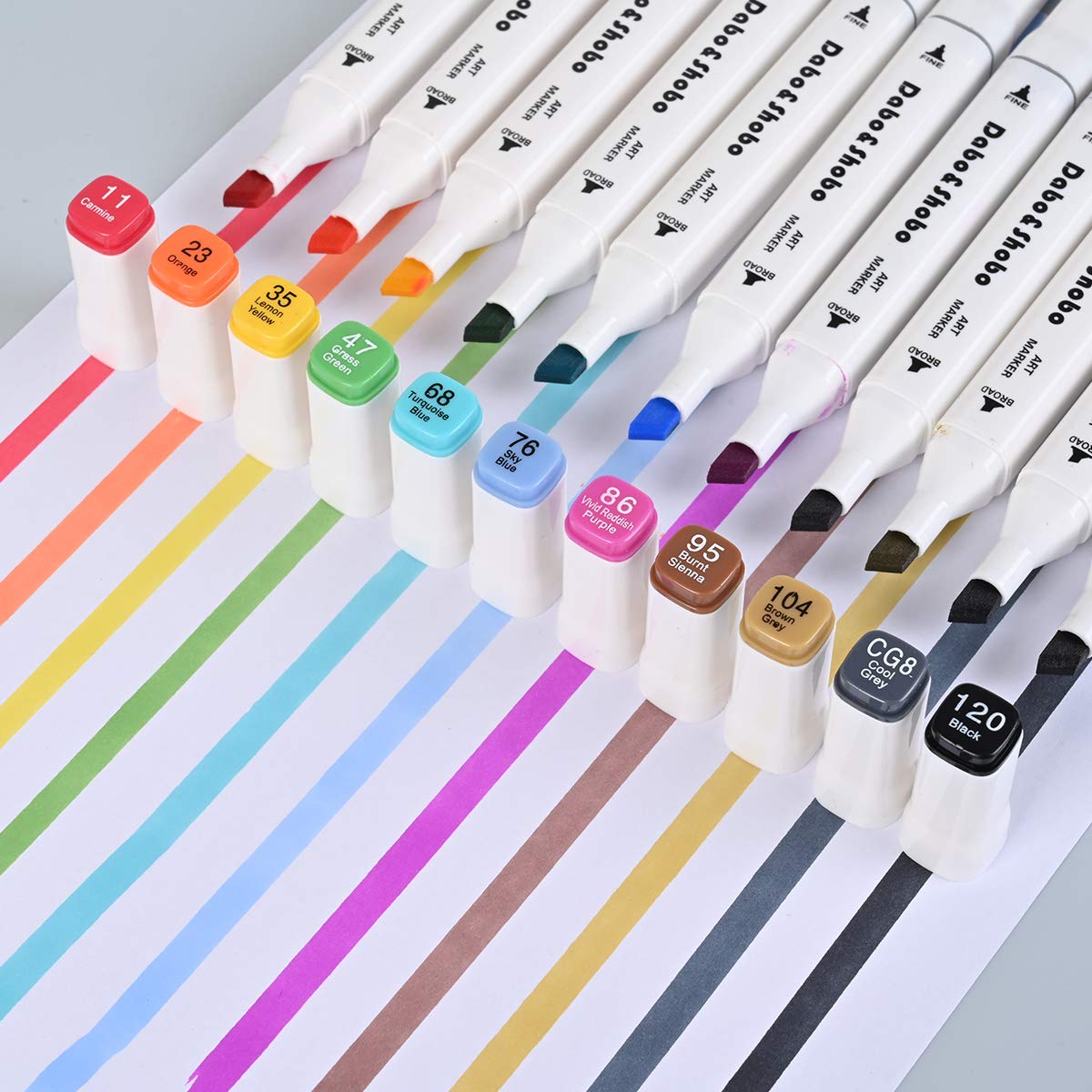 60 Colors Alcohol Markers Drawing Markers Dual Tip Art Markers