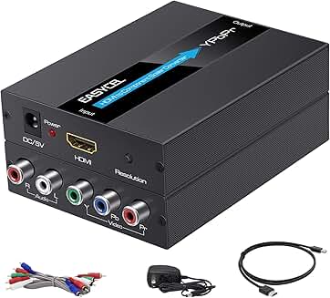 Aluminum HDMI to YPbPr RCA Converter, 1080P Support