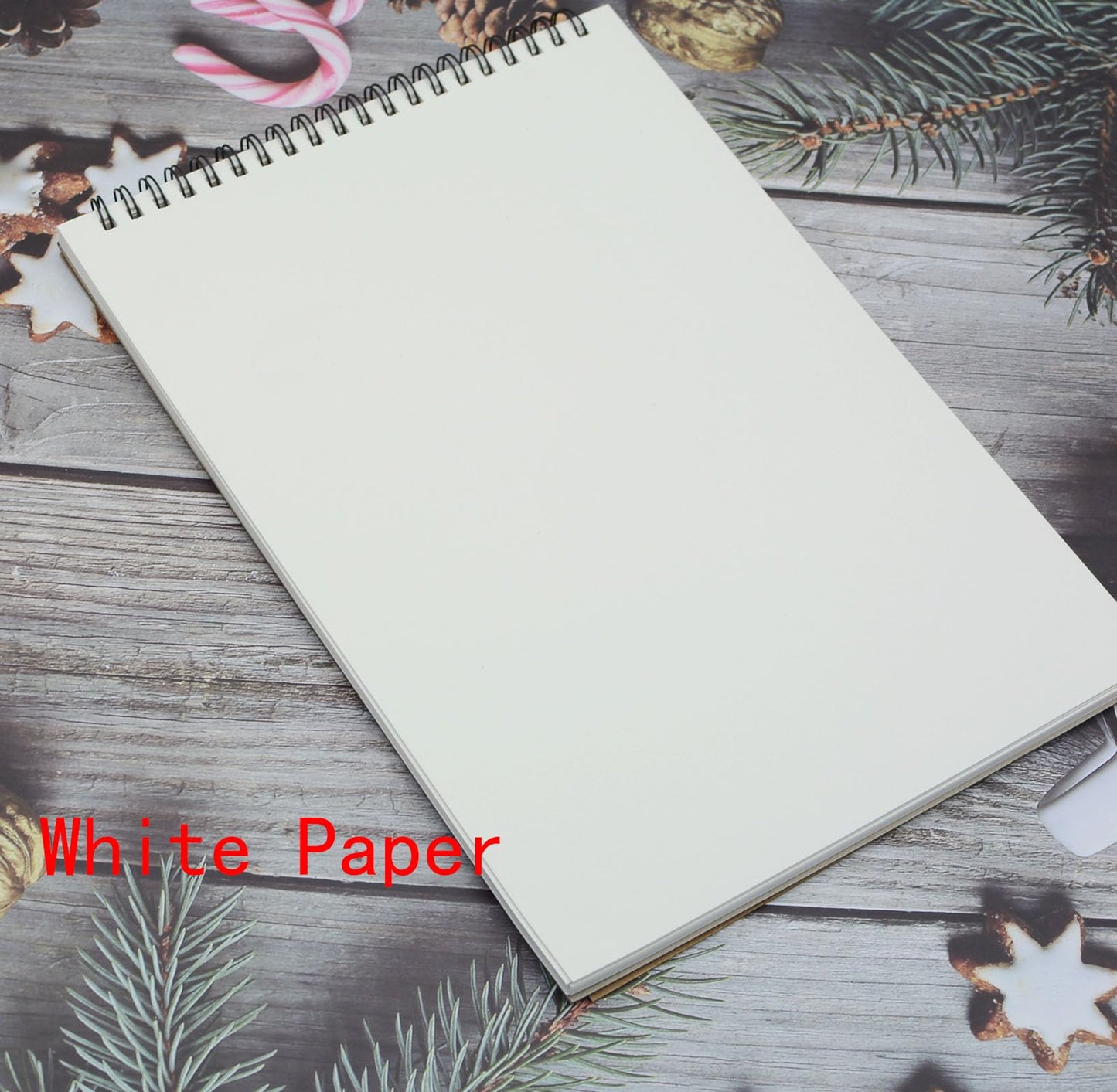 5 Pcs A5 Spiral Sketchbooks 120 GSM 60 Pages