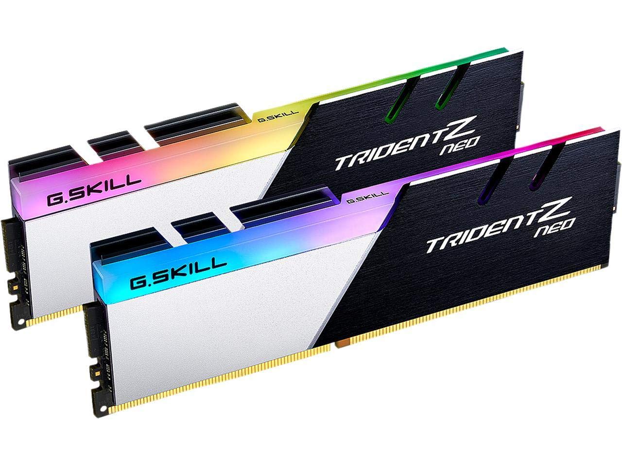 Trident Z NEO Series 64GB (2 x 32GB) 288-Pin SDRAM PC4-28800 DDR4 3600 CL18-22-22-42 1.35V Dual Channel Desktop Memory Model F4-3600C18D-64GTZN