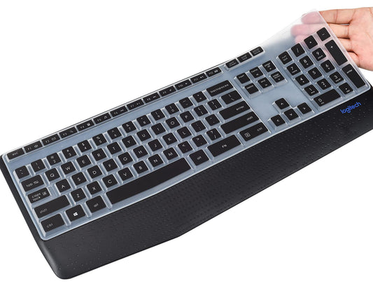 Black keyboard cover for wireless keyboard