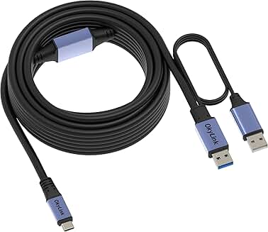 50ft USB 3.0/3.2 Gen1 A to C Data Cable