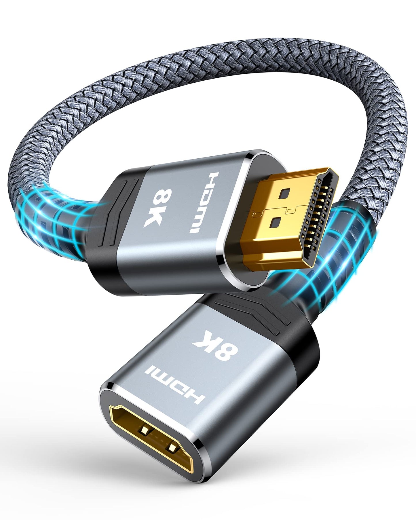 8K 4K HDMI Extender Cable, 1FT, High-Speed