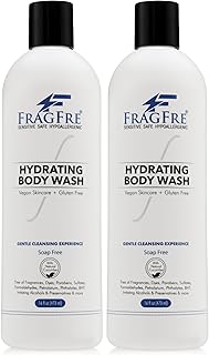 Sensitive Body Wash 16 oz, 2-Pack, Fragrance-Free, Cucumber Hydrating