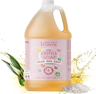 Pure Organic Castile Liquid Olive Oil Soap Refill, 1 Gallon