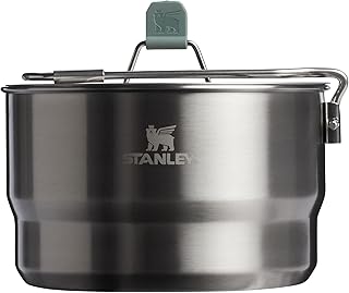 14-Piece Stainless Steel Camping Cookware Set