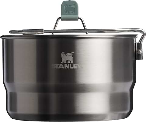 14-Piece Stainless Steel Camping Cookware Set