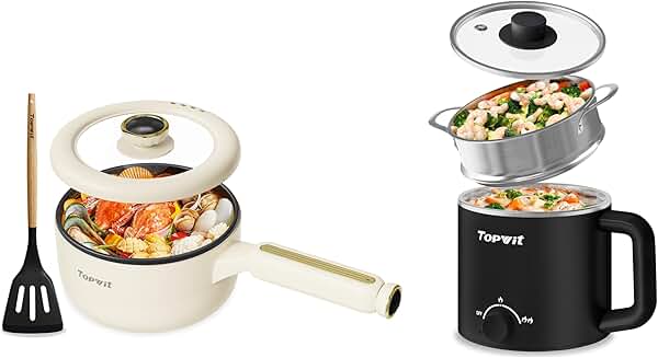 Electric Hot Pot with 1.6L and 2.0L Capacity
