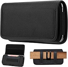 Horizontal Cell Phone Holster Case with Belt Clip