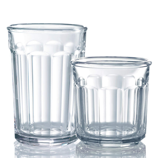 Arc International Working Gl 16-Piece Drinkware Set, 8 each Cooler 21 oz. and DOF 14oz
