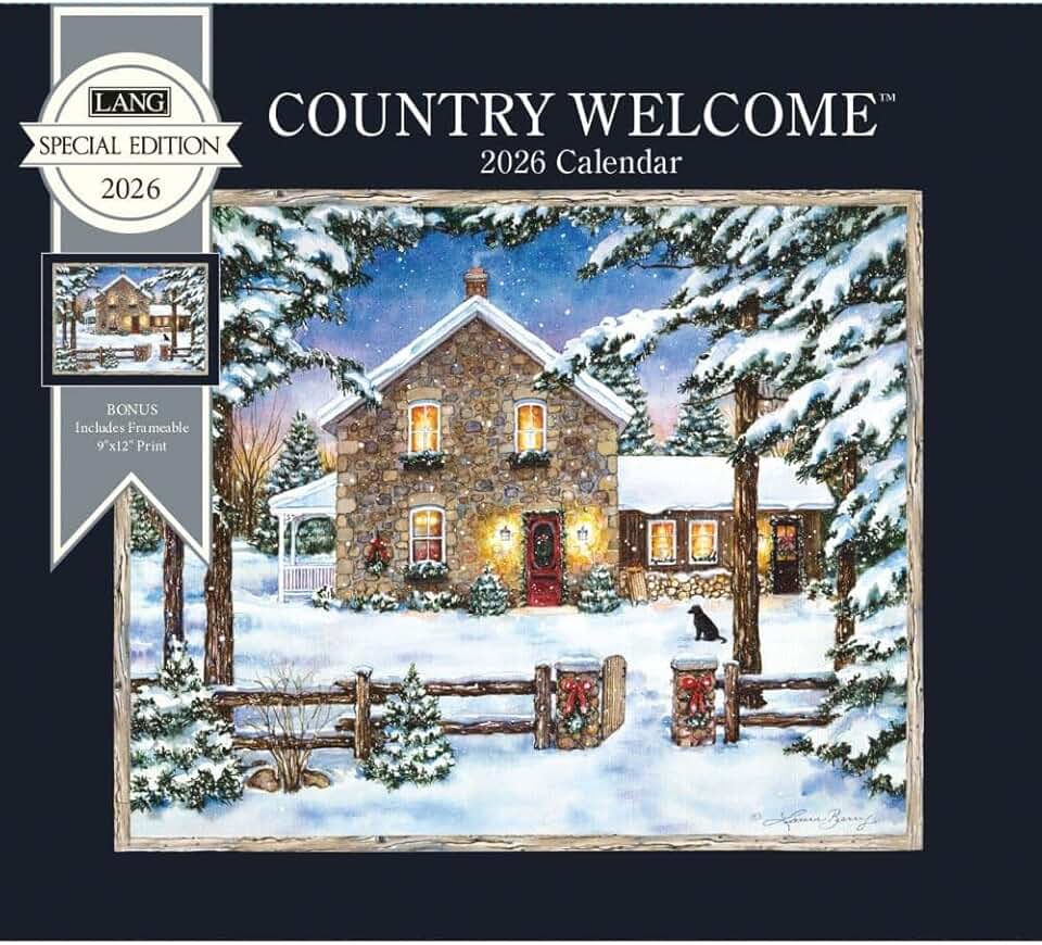 2026 Wall Calendar, 12.5 x 14 inches, 12 months