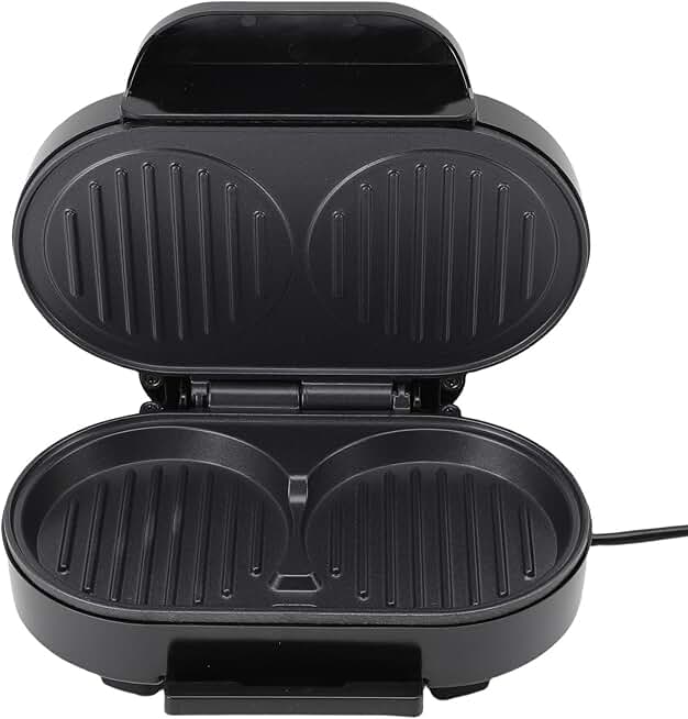 Dual Breakfast Sandwich Maker with Non-Stick Surface