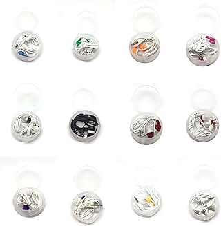 Bulk 50 Hard Shell Plastic Earbud Storage Cases in Mixed Colors