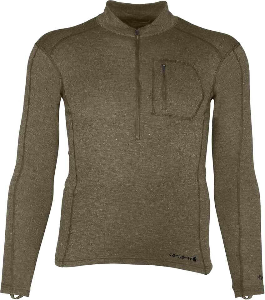 Men's Heavyweight Heathered Knit Crewneck Top
