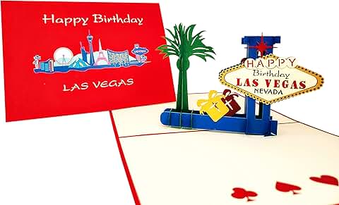 Happy Birthday Red 3D Pop Up Card