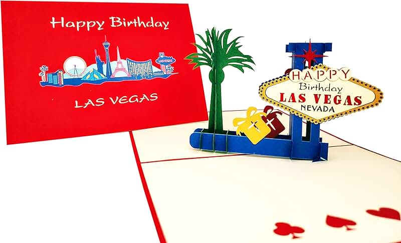 Happy Birthday Red 3D Pop Up Card