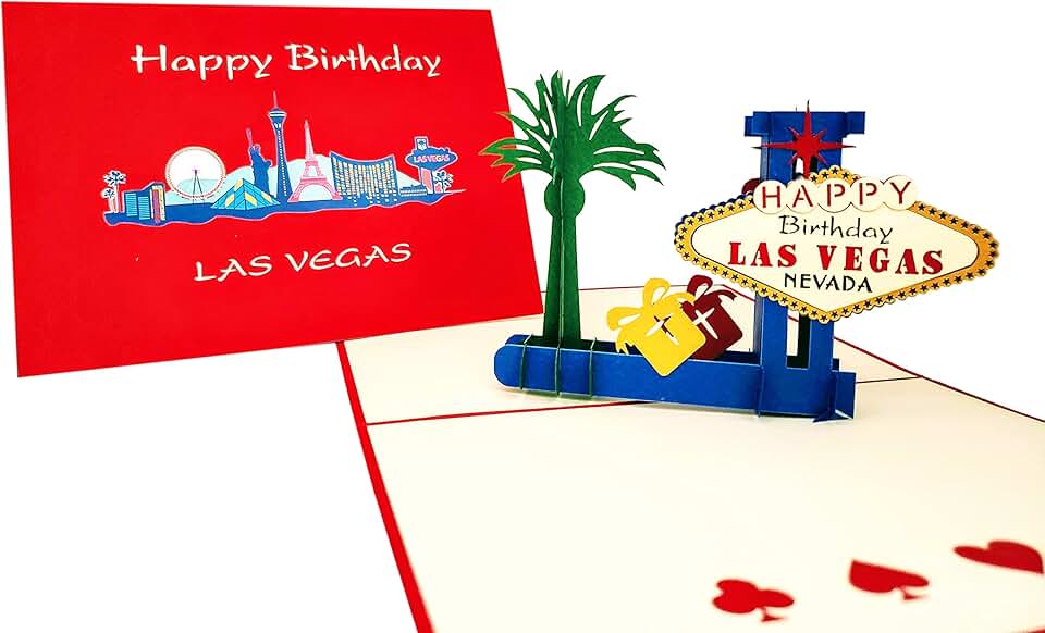 Happy Birthday Red 3D Pop Up Card