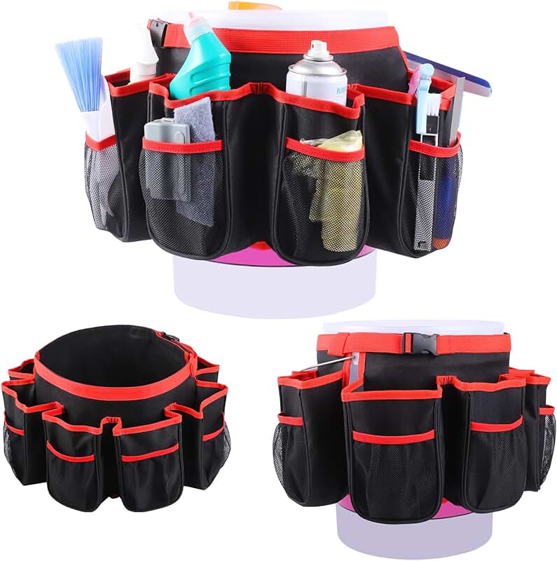 5-Gallon Bucket Cleaning Tool Organizer