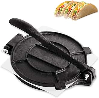 Heavy Duty 10-Inch Cast Iron Tortilla Press