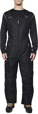 Men's Insulated Snow and Ski Bib Overalls