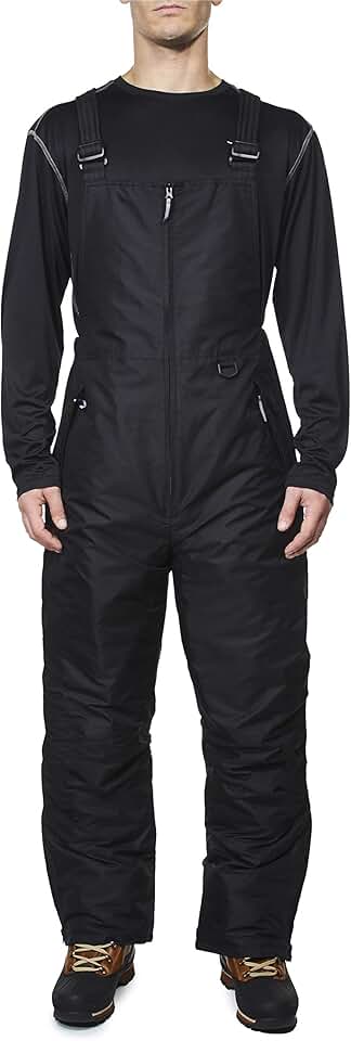 Men's Insulated Snow and Ski Bib Overalls