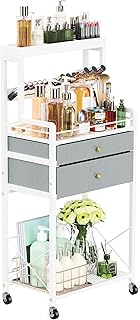 Large 4-Tier Makeup and Cosmetic Storage Cart