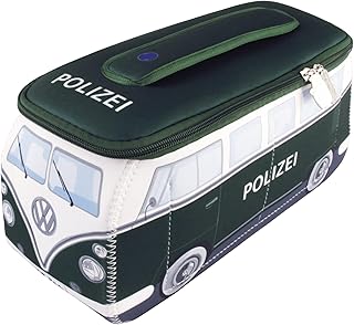 Neoprene Travel Bag with Bus Design, Green