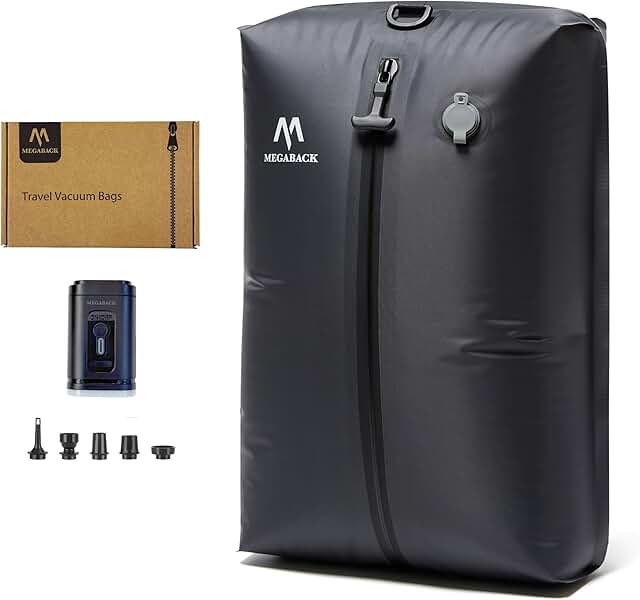 Reusable Vacuum Seal Bag for Travel with Pump