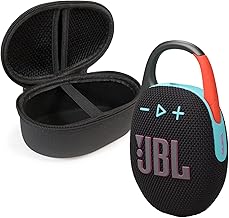 Black and orange protective case for Bluetooth speaker