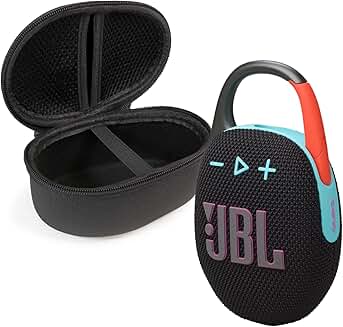 Black and orange protective case for Bluetooth speaker
