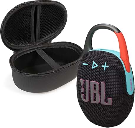 Black and orange protective case for Bluetooth speaker
