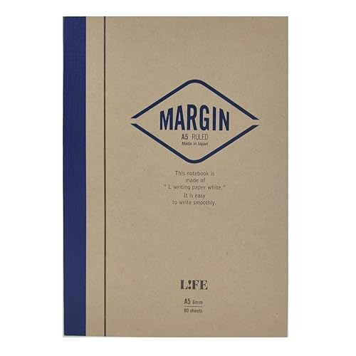 Blue Margin B5 Notebook