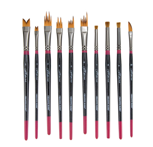 FX Special Effects Paint Brush Set 10 Pieces