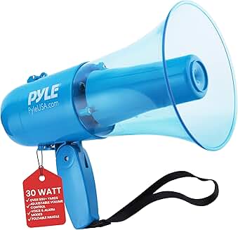 Waterproof 30W Megaphone with Siren and Music