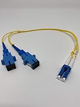 1ft Singlemode Fiber Optic Adapter Cable LC to SC