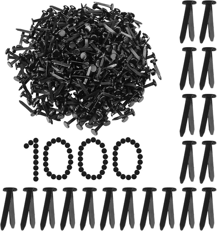 1000 Large Brass Paper Fasteners, 5/16" x 1"