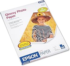 Glossy Photo Paper, 8.5 x 11, 52 lb, 50 sheets