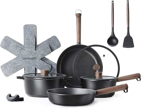 13-Piece Nonstick Cookware Set for Kitchen