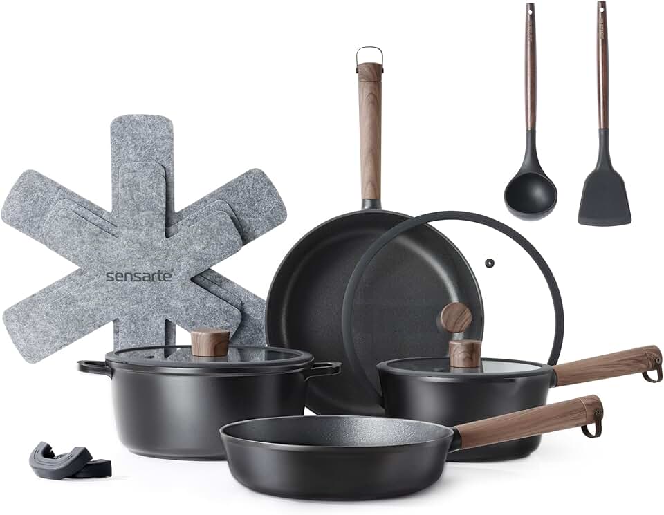 13-Piece Nonstick Cookware Set for Kitchen