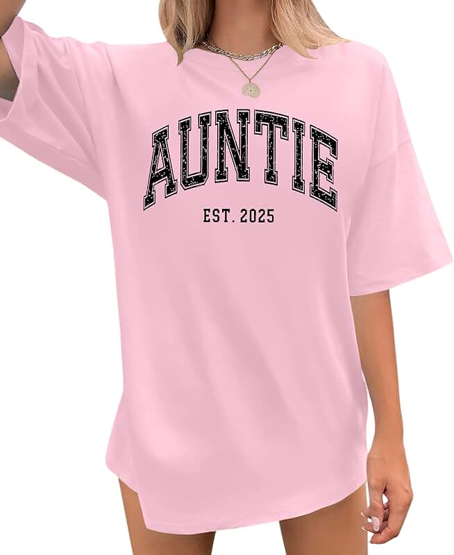 Oversized Auntie T-Shirt for Women
