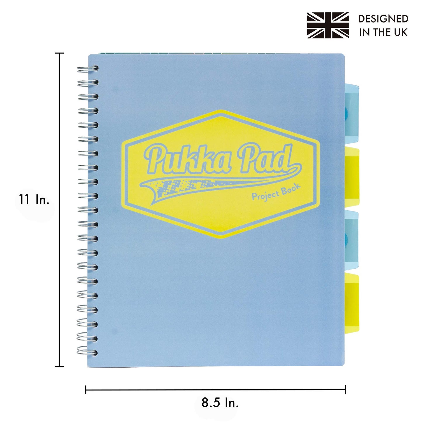 5 Subject Spiral Notebook Pack with Dividers and Perforated Edges
