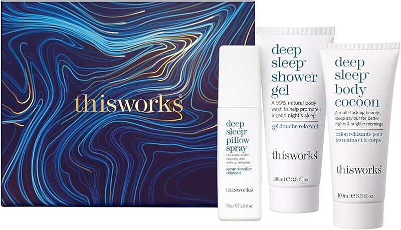 Dream to Sleep Kit with Pillow Spray, Shower Gel, and Body Cocoon