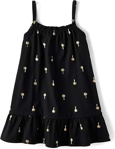 Casual Sleeveless Tiered Dresses for Baby Girls and Toddlers