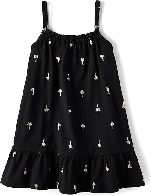 Casual Sleeveless Tiered Dresses for Baby Girls and Toddlers