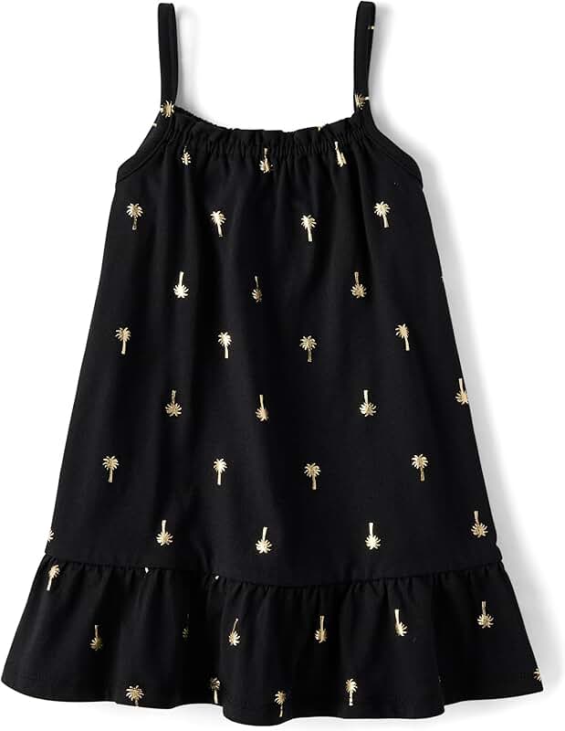 Casual Sleeveless Tiered Dresses for Baby Girls and Toddlers