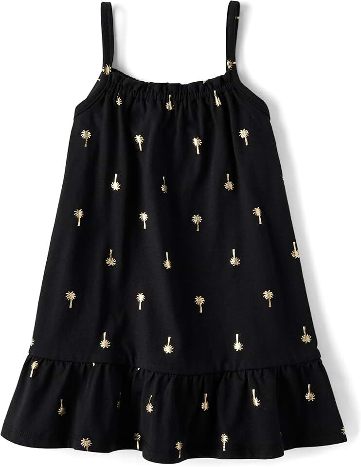 Casual Sleeveless Tiered Dresses for Baby Girls and Toddlers
