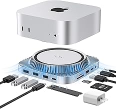 13-in-1 Mac mini Dock with HDMI, USB, SD, Audio, and Power