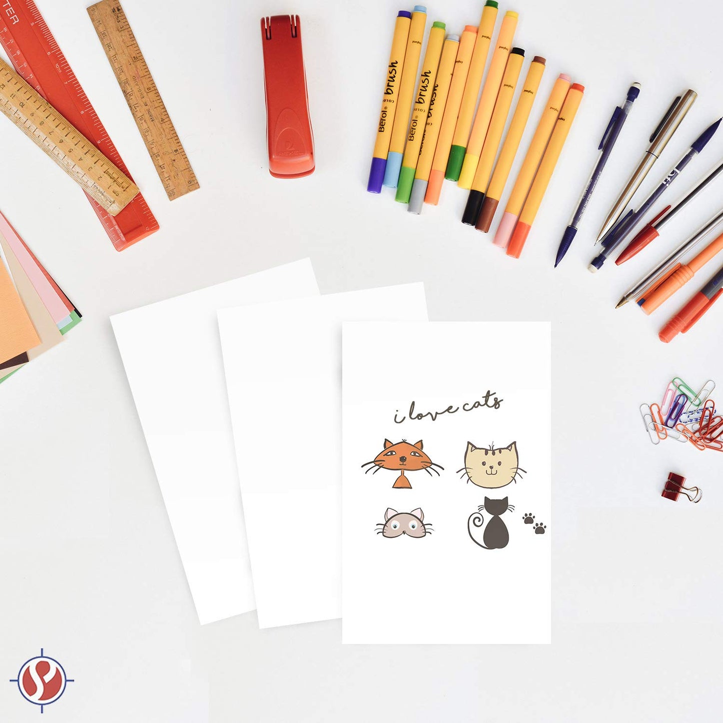 Half Letter Size Paper for Documents and Crafts